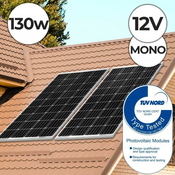 Solarpanel 12v,130W Mono Photovoltaik